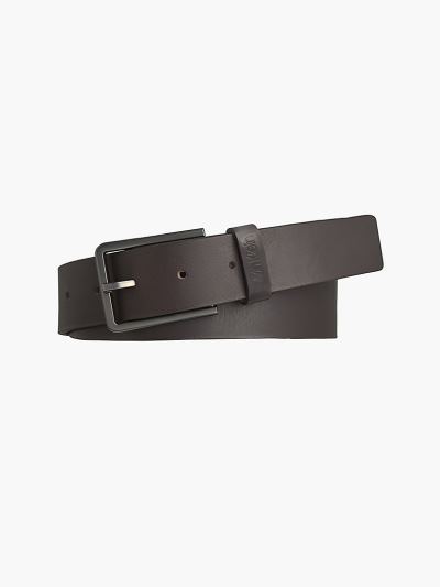 Calvin Klein Táskák & Kiegészítők HU991660 | Calvin Klein Bőr Férfi Öv Sötét Barna